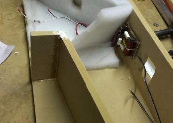 Assembly of the transmissionline enclosure.