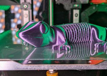 3D print with silk two-tone filament